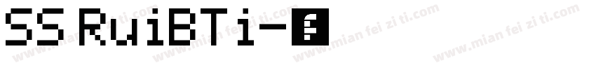 SS RuiBTi字体转换